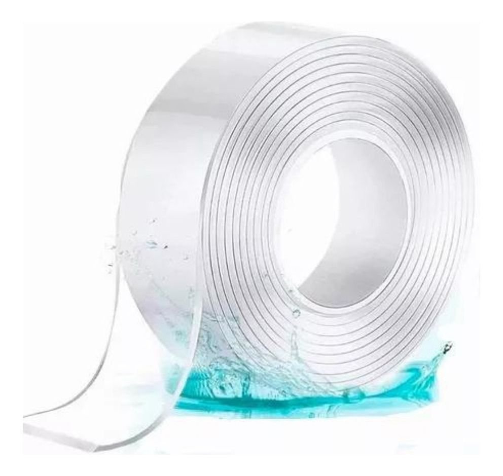 Cinta Doble Faz Adhesiva Silicona Multiusos Reutilizable - Imagen 2