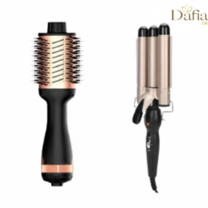 COMBO PINZA SIRENA MAS CEPILLO SECADOR KERATINA