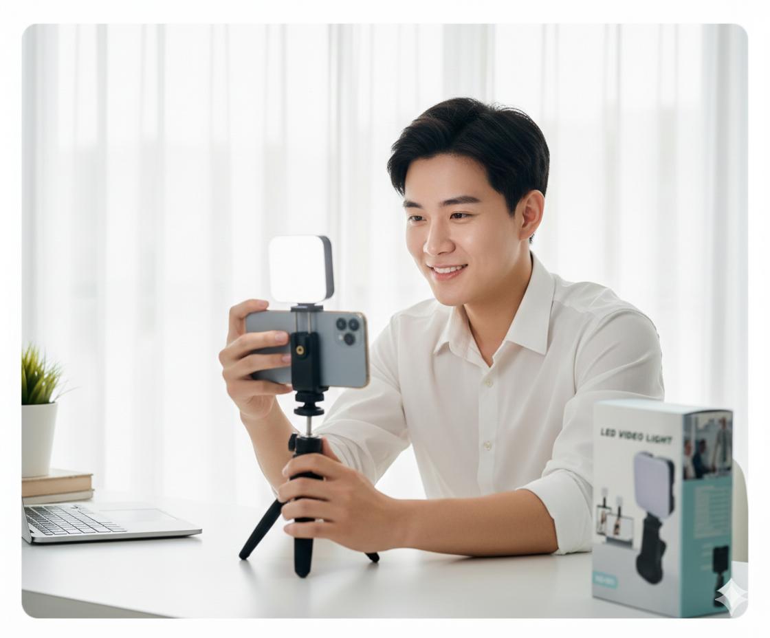 Luz Led Para Celular - Imagen 2