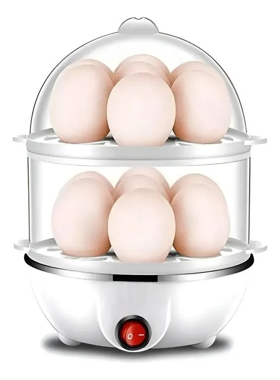 Hervidor De Huevos Doble Olla Electrica