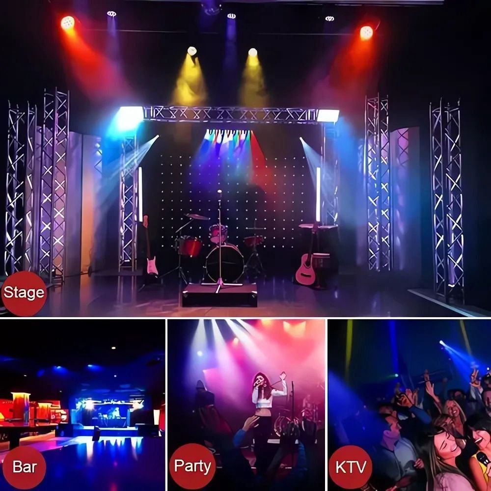 Reflector Strobo Par Led 36 Digital Rgb - Imagen 3