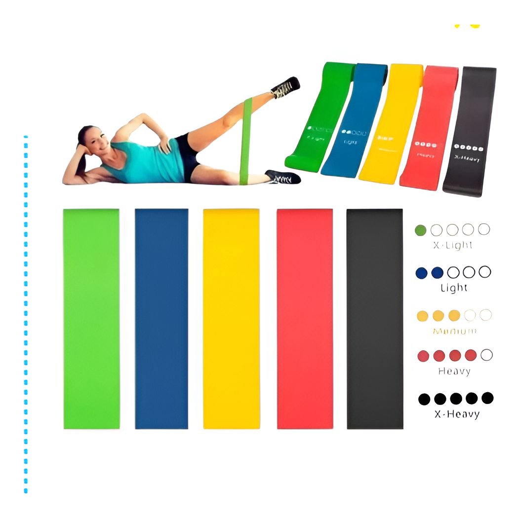 BANDAS DE EJERCICIO CERRADAS X5 DE LATEX - Imagen 2