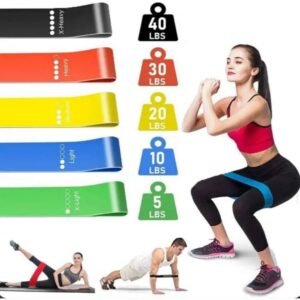 BANDAS DE EJERCICIO CERRADAS X5 DE LATEX