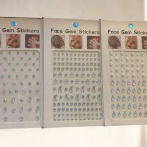 Gemas Adhesivas Pegatinas Plateadas
