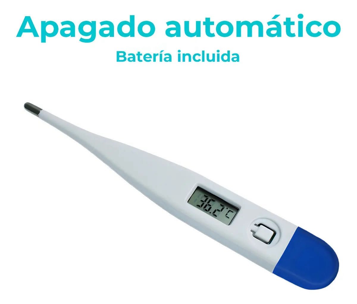 Termometro Digital Rapido 8seg Lcd Precision Para Niños - Imagen 5